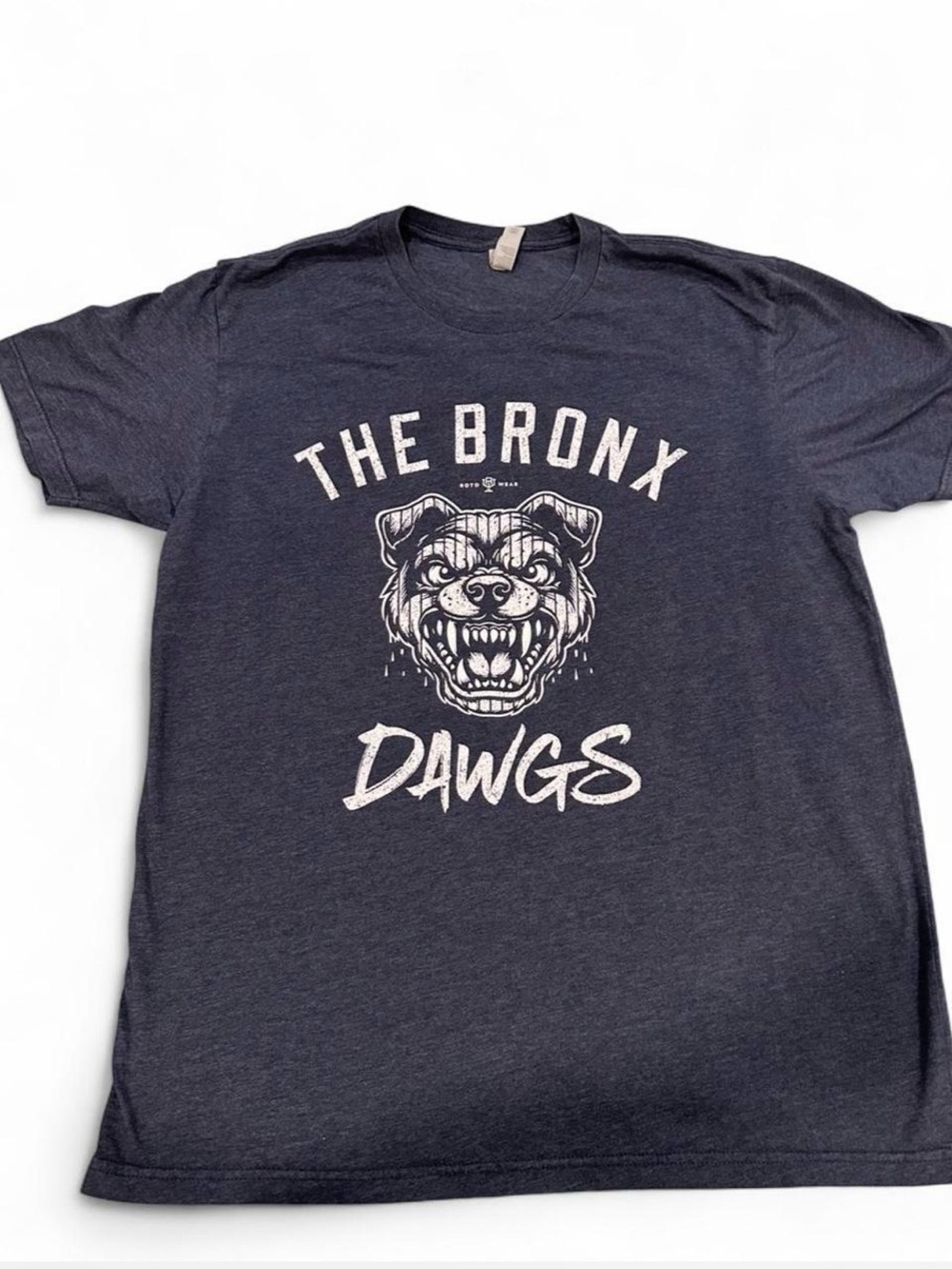 Next Level Apparel Heather Navy Crewneck Tee